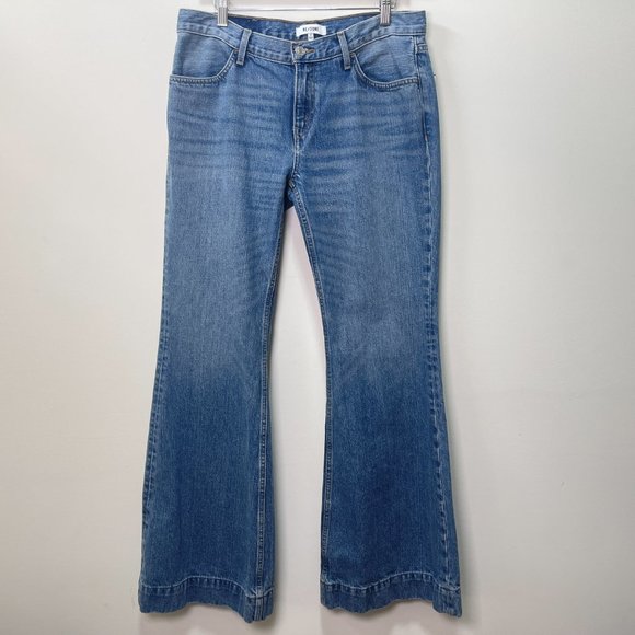 NWT RE/DONE Flared Jeans in Lake Blue sz 29 - Picture 5 of 16
